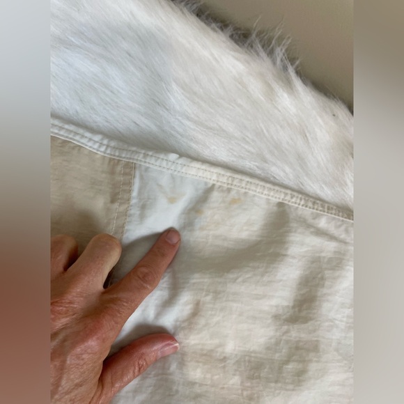 Nike high rise loose fit two tone Women's White and Cream Pants - Picture 16 of 16